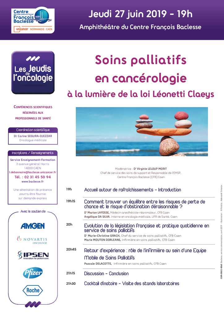 thumbnail of Soins palliatifs en cancérologie à la lumière de la loi Léonetti Claeys
