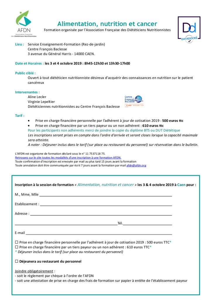 thumbnail of Bulletin d’inscription oct 2019 Caen – cancer